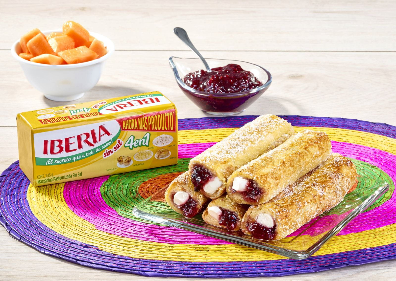 recipe image Rollitos de pan francés