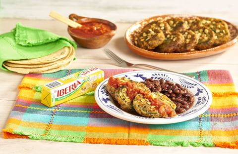 recipe image Tortitas de papa avena y espinaca